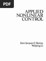 Applied Nonlinear Control