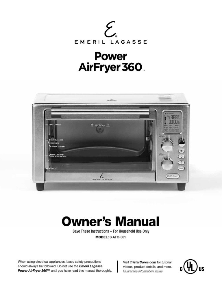 Emeril Power AirFryer 360  Instructions & Operation Video 
