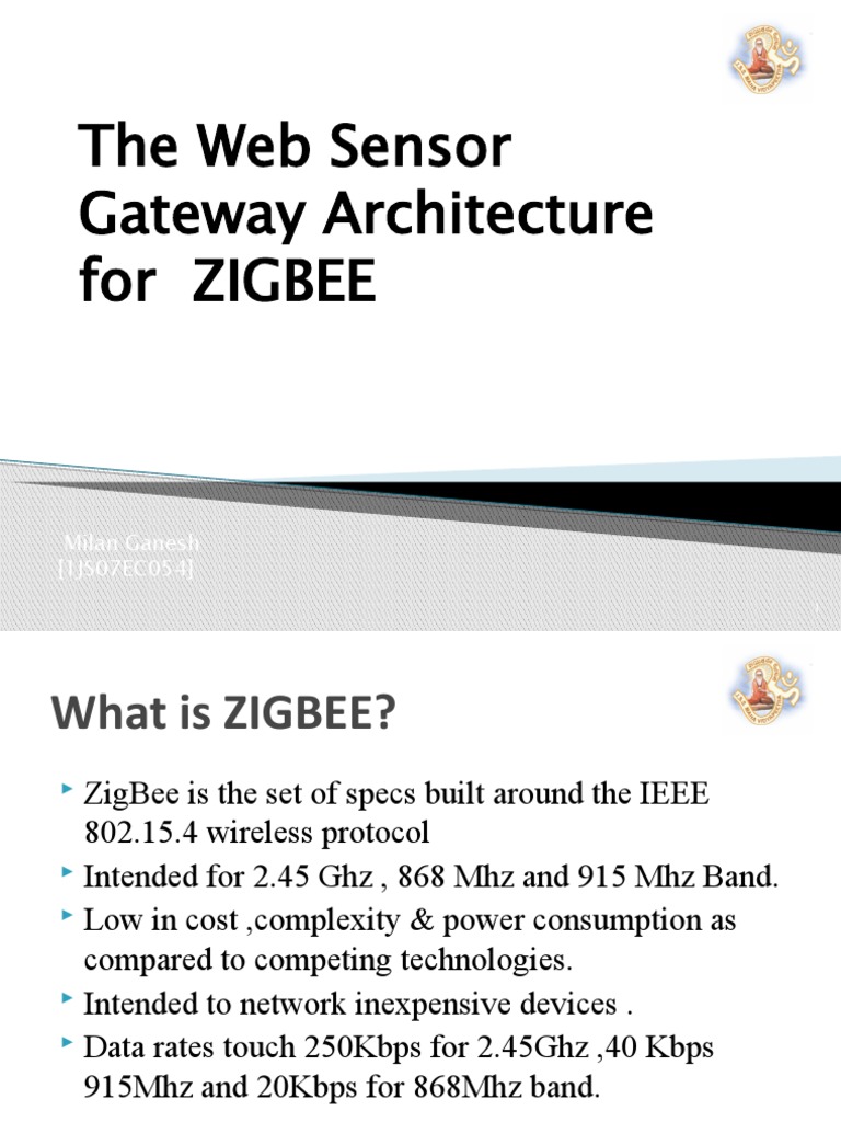 ZigBee Gateway Architecture Overview | PDF | Gateway ...