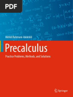 Mehdi Rahmani-Andebili - Precalculus_ Practice Problems, Methods, And Solutions (2021)