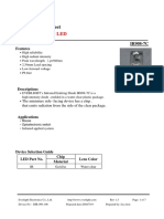 Side Face Infrared LED: Technical Data Sheet