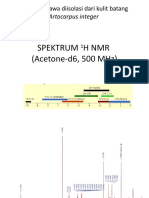 F. Spektrum NMR Senyawa Dari Artocarpus Integer
