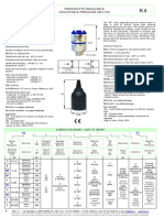 Adjustable Pressure Switch: Presostato Regulable