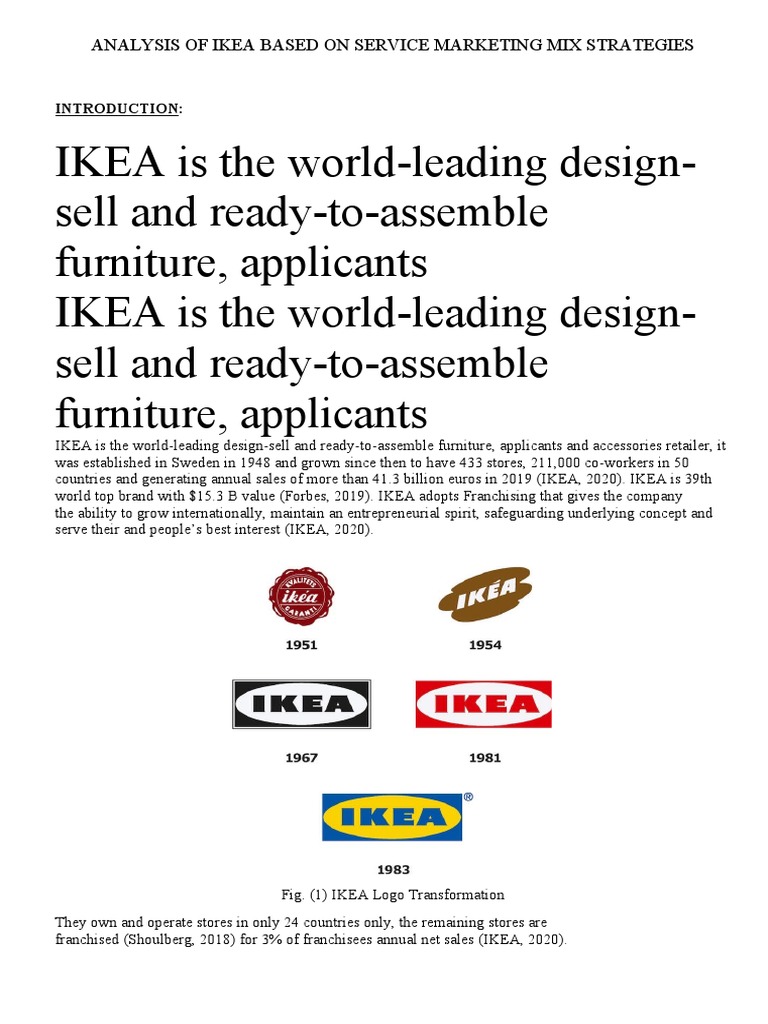 Analysis of Ikea Based On Service Marketing Mix Strategies | PDF ...