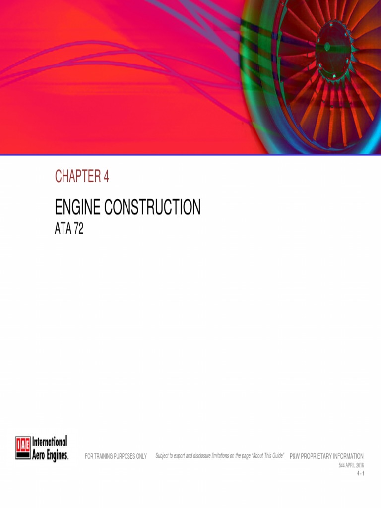 V2500 Engine Construction Overview | PDF | Bearing (Mechanical) | Engines