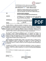 Memorando Circular #095-Gcgp-Essalud-2021 - Actualización de Los Linemientos de Acción Ante Sospecha o Confirmación de Covid 19 en Los Trabajadores de Essalud