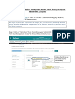 How To Download Mit Sloan Management Review Article Through Proquest-Abi-Inform Complete Step:1