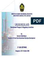 Indonesia's Downstream Prospect (Oil&gas)