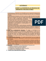 Actividad 2-21-La administración y la función  de las finanzas en las dif. organiz.