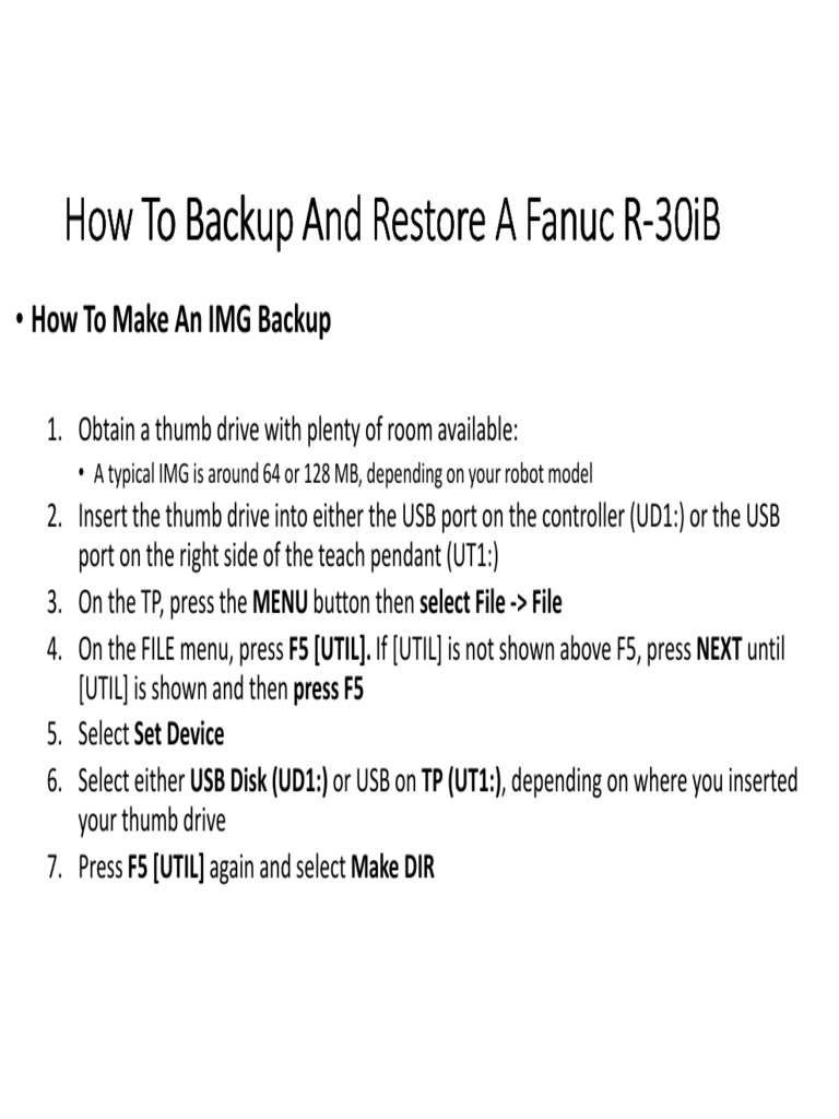 Image Backup Procedure | PDF | Usb Flash Drive | Programmable Logic ...