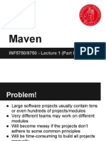 Maven: INF5750/9750 - Lecture 1 (Part II)