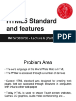 inf5750---lecture-6.a---html5-standard-and-features