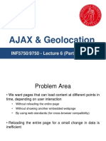 AJAX & Geolocation: INF5750/9750 - Lecture 6 (Part IV)
