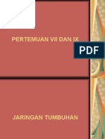 Pertemuan Vii Dan Ix Jaringan Tumbuhan