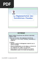 Download Cours ICPE 1 B- rglementation ICPE by AE SN51593918 doc pdf