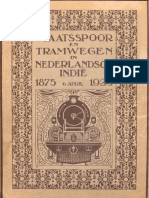 Boekoe Peringatan Dari Staatsspoor-En Tramwegen Di Hindia-Belanda 1875-1925