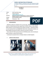 Informe CAMBIO DE SELLO PENTAX PACHACAMAC