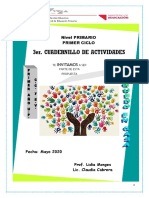 3er. Cuadernillo de Actividades: Nivel Primario Primer Ciclo