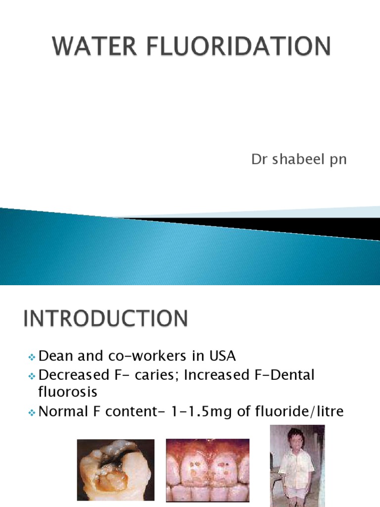 Fluoride Water Treatment Guidelines | PDF | Fluoride | Water
