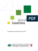 Conduttività Termica Di Materiali Da Costruzione