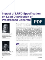 Impact of LRFD Specification on Load Distribution for Prestressed Concrete Bridges