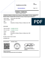 Permiso Temporal: Carabineros de Chile