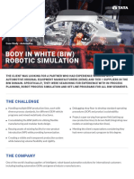 Body in White (Biw) Robotic Simulation: The Challenge