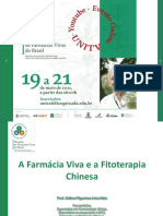 Palestra sobre a Fitoterapia Tradicional Chinesa e a Farmácia Viva