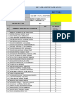 Lista de Asistencia de Aplicación Del Programa de Prevención 3 F