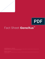 GeneXus Fact Sheet ES +2020