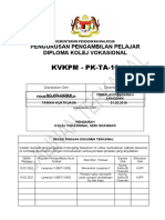 Kvkpm-Pk-Ta-10 Prosedur Pengambilan Pelajar Baharu Diploma