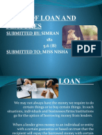 Types of Loan and Features