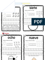 Los Números Del 6 Al 10: Colorea y Repasa