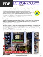 Repairing The TV Source HAIER LCD LB32B1120