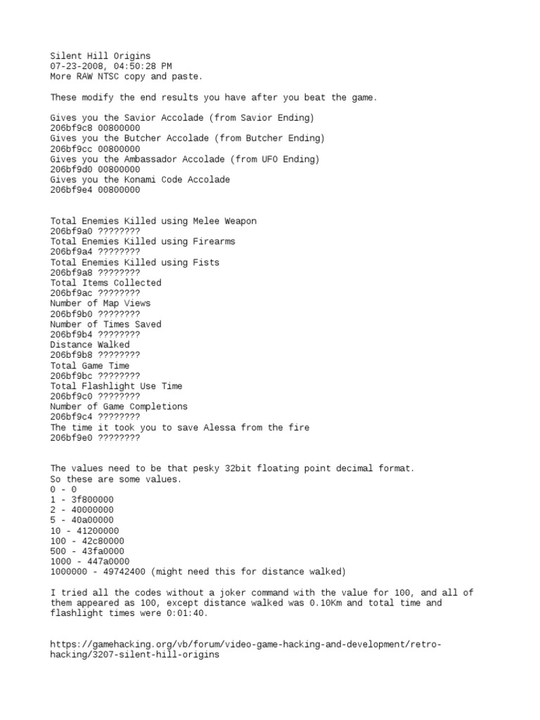 SHO Cwcheat | PDF | Leisure | Sports