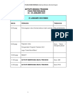 Aktiviti Minggu Transisi 20 Jan 2021