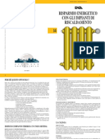 Opuscolo 14: RISPARMIO ENERGETICO CON GLI IMPIANTI DIRISCALDAMENTO