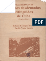 Algunos Desdentados Extintos de Cuba