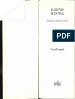 El Sentido de Un Final de Frank Kermode PDF