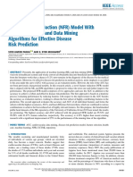 Novel Feature Reduction (NFR) Model With Machine Learning and Data Mining Algorithms For Effective Disease Risk Prediction