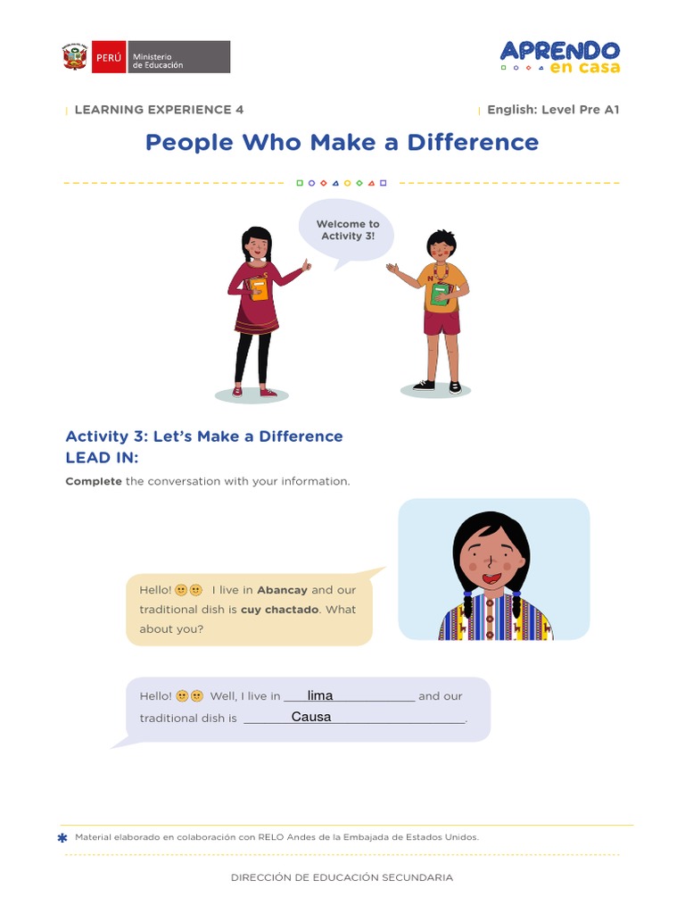 Week 14 Learning Experience 4 Activity 03 | PDF | Entretenimiento (general)