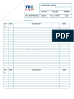 Formato de Notas de Enfermeria