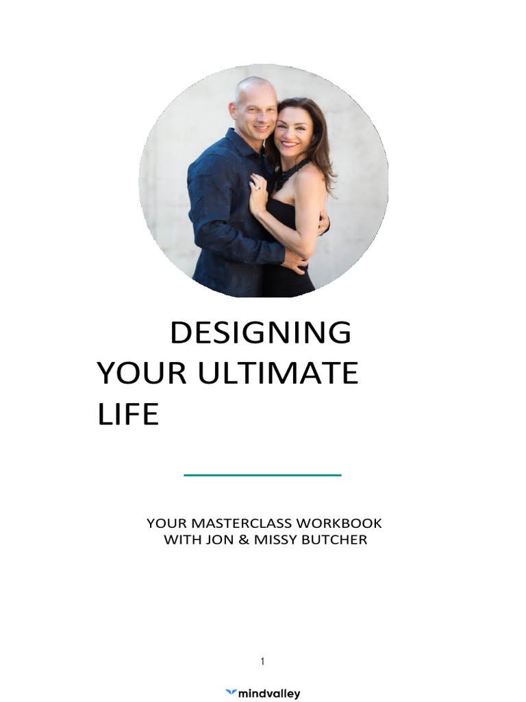 Designing Your Ultimate Life Masterclass Workbook Editable PDF | PDF ...