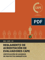 Reglamento de Acreditación de Evaluadores CAPE