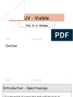 UV - Visible: Prof. N. A. Ochekpe