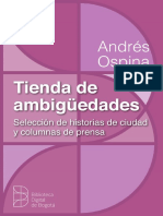 Andrés Ospina - Tienda de Ambigüedades Selección de Historias de Ciudad y Columnas de Prensa