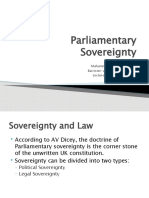 Parliamentary Sovereignty Explained