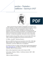 Lista III Acuerdos – Tratados - Política – Conflictos – Guerras 1927 – 1935 (2)