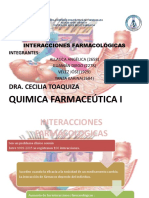 INTERACCIONES FARMACOLOGICAS
