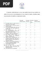 Questionário CAT-Q: Camuflagem Autística | PDF | Espectro do autismo ...